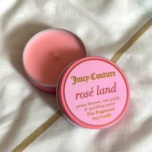 unlit juicy couture rosé land mini candle